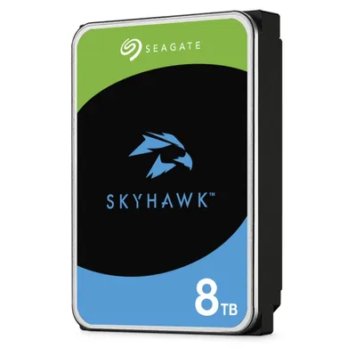 Жесткий диск Seagate SkyHawk HDD 3.5" SATA 8Tb, 5400 rpm, 256Mb buffer, 512e/4Kn, CMR, ST8000VX009, 1 year
