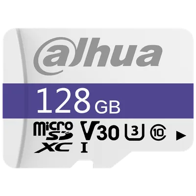 Карта памяти Dahua DHI-TF-C100/128GB, microSD, 128ГБ, C10 U3 V30