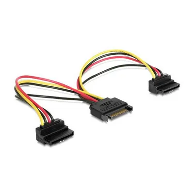 Кабель-разветвитель питания Cablexpert CC-SATAM2F-02, SATA, 0.15м