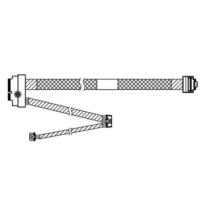 Комплектующие корпусов Lenovo ThinkSystem SR630 V3 4X97A88521, M.2 NVMe 2-Bay RAID Cable Kit