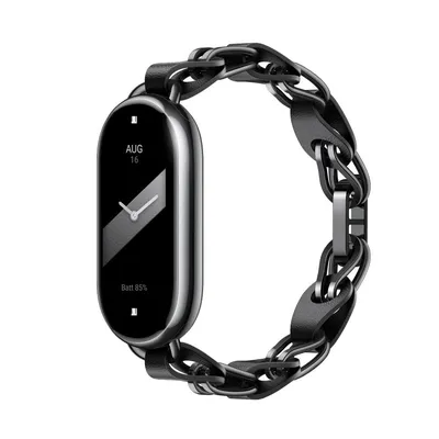 Ремешок Xiaomi BHR7303GL, для Smart Band 8, цепочка, черный