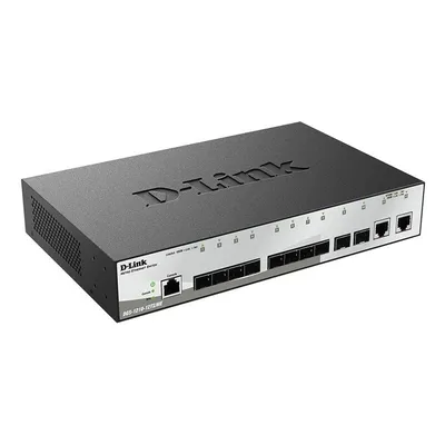 Коммутатор D-Link DGS-1210-12TS/ME/B1A, L2, 10×SFP, 2×1GbE