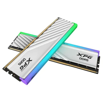 Модуль памяти XPG AX5U6400C3216G-DTLABRWH, 32GB DDR5 6400, 2×16GB, CL32, RGB, белый