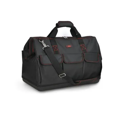 Сумка для инструментов Deli DL430906 Black Edition, 510×260×380 мм, Oxford 600D