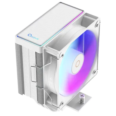 Кулер Ocypus Gamma A40 WH ARGB, 4 тепловые трубки, 100 мм, 200 Вт, LGA115x/1700/1851, AM4/AM5
