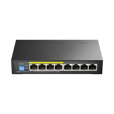 Коммутатор Cudy GS1008P, 8×1GbE, 4×PoE, 60W, неуправляемый