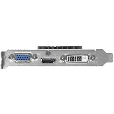 Видеокарта Ninja (Sinotex) GeForce GT610 NK61NP013F, 1 ГБ GDDR3, 64 бит, VGA/DVI/HDMI, LP