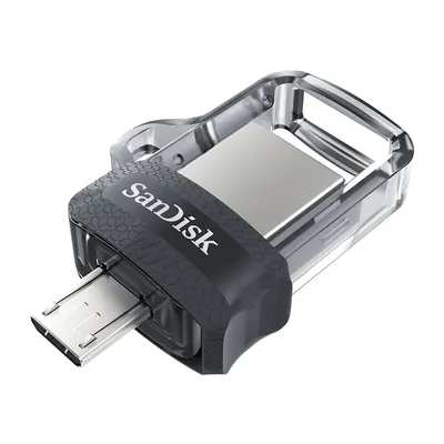 USB-флеш-накопитель SanDisk Ultra Dual Drive m3.0 SDDD3-064G-G46, 64 ГБ, USB 3.0/micro-USB