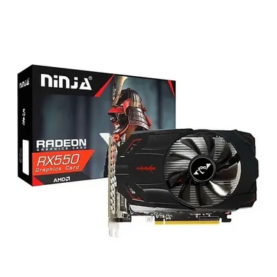Видеокарта NINJA AKRX55085F, AMD RX 550, 8 ГБ GDDR5, 128 бит, DVI/DP/HDMI