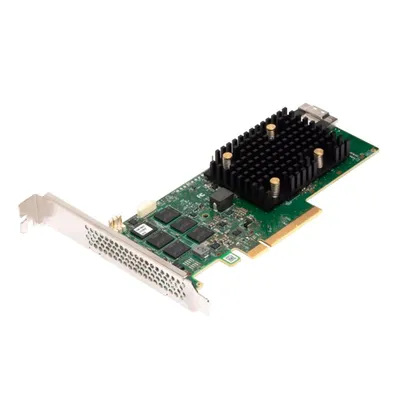 HBA-адаптер Broadcom SAS 9500-8i SGL (05-50077-03 / 03-50077-03002) PCIe v4 x8 LP, Tri-Mode SAS/SATA/NVMe 12G HBA, 8port(1*int SFF8654), 3808 IOC, RTL {5} (007509)