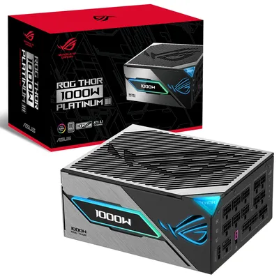 Блок питания Asus ROG Thor 90YE00V3-B0NA00, 1000 Вт, ATX