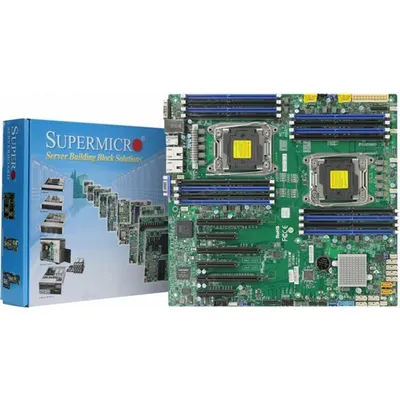 Материнская плата SuperMicro MBD-X10DRI-O, E-ATX, LGA 2011, DDR4