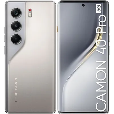 Смартфон TECNO Camon 40 Pro 5G CM7 256+8 SANDY TITANIUM, 256ГБ, 8ГБ, 6.78"