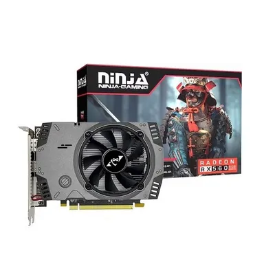 Видеокарта Ninja RX 560 AJRX56045F, 4 ГБ GDDR5, 128 бит, 1 вентилятор