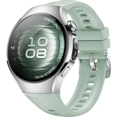 Умные часы HUAWEI Watch 5 Soc-L19F, 1.38" AMOLED, 4G, GPS, IP69, зеленый / серебристый