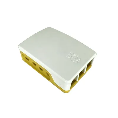 Корпус ACD RA600, белый+желтый ABS, для Raspberry 4B