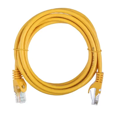 Патч-корд ACD ACD-LPU5E-20Y, UTP, Cat.5e, 2м, желтый