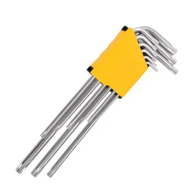 Набор шестигранных ключей Deli DL3095, TORX, сверхдлинные, 9 шт., T10–T50