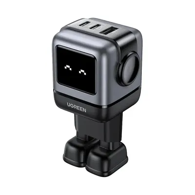 Зарядное устройство UGREEN CD361 25685B, 65W, GaN, USB-A+2×USB-C