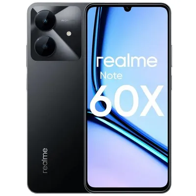 Смартфон Realme RMX3938 6941764448995 Note 60x, 4/128GB, черный
