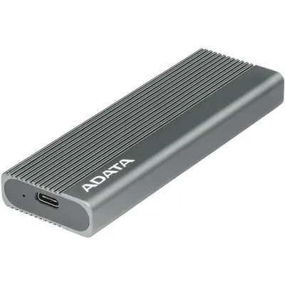 Корпус A-DATA EC680-CCGY, M.2 NVMe/SATA, USB 3.2 Gen2, RGB