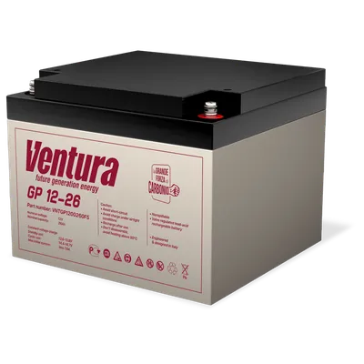 Аккумулятор VENTURA GP 12-26, 12В, 26Ач
