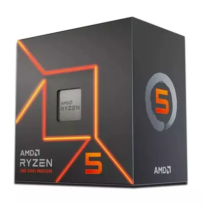 Процессор AMD Ryzen 5 7600 BOX (100-100001015BOX), 6 ядер, AM5, 65 Вт