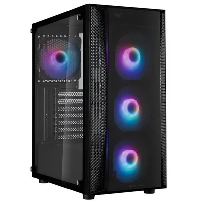 Корпус Silverstone G410FAB1BPRO022, Midi Tower, 4×2.5", 1×3.5", ARGB