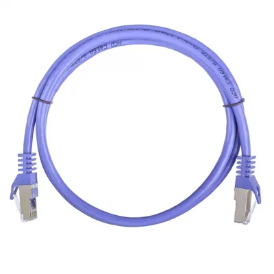 Патч-корд ACD ACD-LPS6A-10P, Cat6a SSTP, 27AWG, 1м, фиолетовый