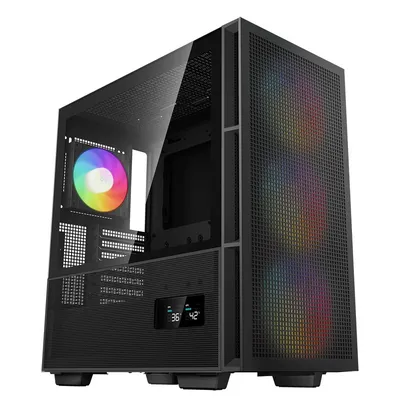 Корпус Deepcool CH560 DIGITAL, Midi Tower, E-ATX/ATX, без БП, черный