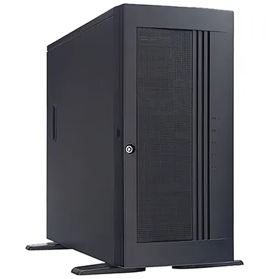 Корпус Chenbro SR10566H03*13570 USB 3.0 with 4xHotSWAP HDD cage with 12G MINI SAS HD BP, EEB (12"X13"), 1x12cm Fan, w/USB, BK, Rackable w/o PSU