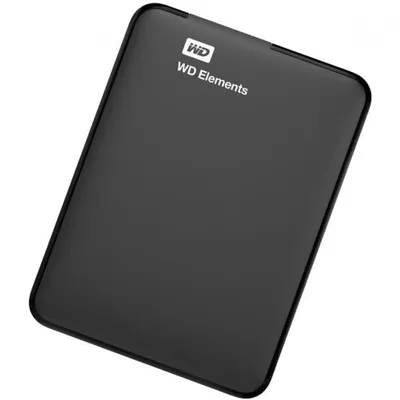 Жесткий диск Western Digital WDBUZG0010BBK-WESN, Elements Portable, 1ТБ, USB 3.0