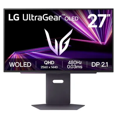 Монитор LG 27GX790A-B.ARUZ, 27" OLED, 2560x1440, 480Hz, 0.4ms