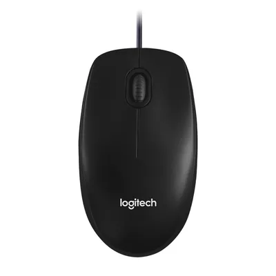 Мышь Logitech 910-006652, M100, оптическая, USB, 1000dpi