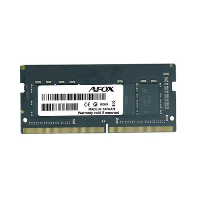 Модуль памяти Afox X 16GB DDR4 2666Mhz SO-DIMM Single Channel Package (1x16GB), PC4-21300, 260- Pin, Non-ECC, Un-Buffered, CL 19-19-19-43, 1.2V