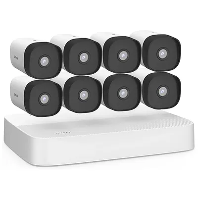 Система видеонаблюдения Tenda K8P-4TR, 8 камер, 4Мп, PoE, IP66