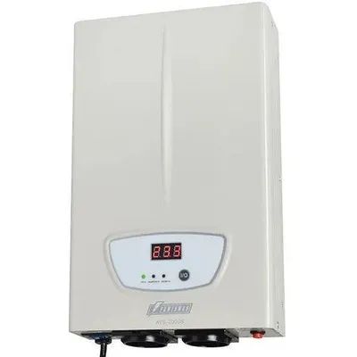 Стабилизатор Powerman AVS-2000S, 2000ВА, 140-260В, 2 розетки