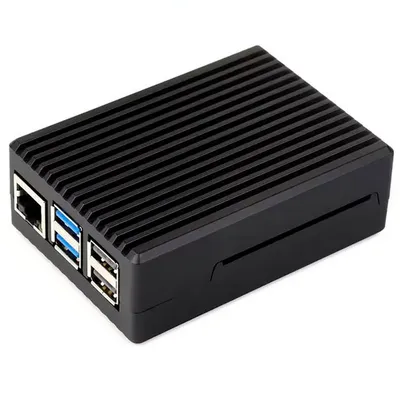 Металлический корпус RA794 для Raspberry Pi 5 c охлаждающим вентилятором