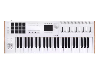 MIDI-клавиатура Arturia 231621, KeyLAB 49 MK3, 49 клавиш, полувзвешенная, 12 пэдов, 9 фейдеров