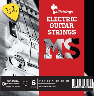 Комплект струн GALLI STRINGS MS1046 для 6-струнной электрогитары