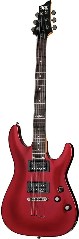 Электрогитара SCHECTER [C-1 SGR BY SCHECTER M RED] электрогитара 6-струнная, с чехлом, корпус: липа, гриф: клен, накладка: палисандр, 24 лада, цвет Metallic Red (M RED)