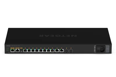 10-портовый 1G-коммутатор Biamp [NMS-NG10GPX-AVB] Netgear с поддержкой AVB, 8 портов с PoE+, 240 Вт