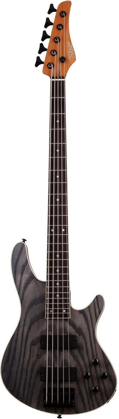 Бас-гитара SCHECTER [C-5 STANDARD CHARCOAL SATIN CS] бас-гитара 5-струнная, корпус: красное дерево, топ из капа, гриф: печеный клен, накладка: палисандр, 24 лада, цвет Charcoal Satin (CS)