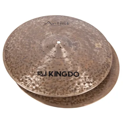 Тарелки KINGDO 15" ARTIST DARK HI-HAT, B20