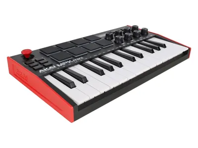 MIDI-клавиатура Akai MPK MINI PLAY MK3, 25 клавиш, 8 пэдов, встроенный динамик