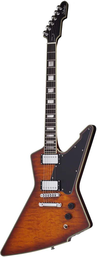 Электрогитара SCHECTER [E-1 CUSTOM VSB] электрогитара 6-струнная, корпус: красное дерево, топ: клен, гриф: красное дерево, накладка: черное дерево, 22 лада, цвет: Vintage Sunburst (VSB)