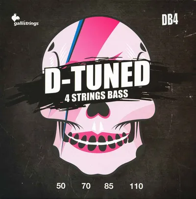 Комплект струн GALLI STRINGS DB4 для бас-гитары, 50-110