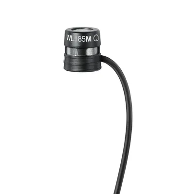 Микрофон SHURE WL185MB/C-TQG, петличный, кардиоидный, TQG