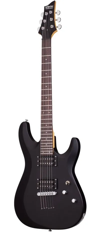Электрогитара SCHECTER [C-6 DELUXE SBK] электрогитара 6-струнная, корпус: липа, гриф: клен, накладка: палисандр, 24 лада, цвет: Satin Black (SBK)