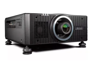 Лазерный проектор Barco [G100-W22] [без объектива], DLP, WUXGA (1920*1200), 22000 Лм, 100000:1, 2xHDMI 2.2b (HDCP 2.2), DP 1.2a, DVI-D, 3G-SDI, HDBaseT, VGA, 54 кг. черный [R9010134 / R90101341/R90101343]